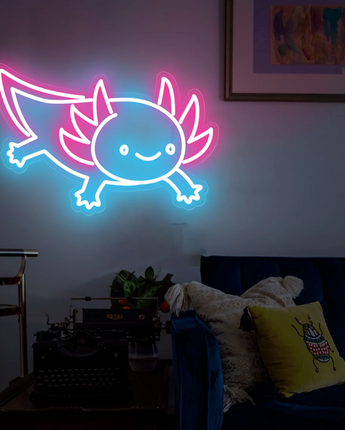 Cute Axolotl Neon Sign Salamander Led Light