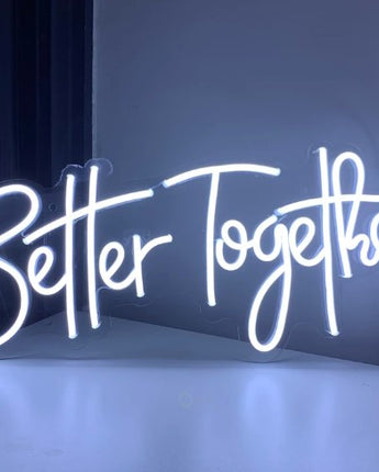BETTER TOGETHER WEDDING NEON SIGN