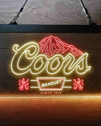 Coors Banquet Bar Neon-Like LED Bar Neon Sign