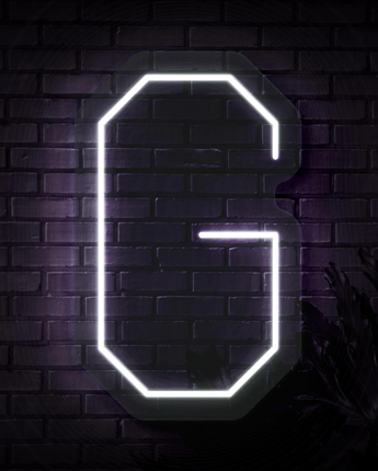 Personalized Letter G Neon Sign