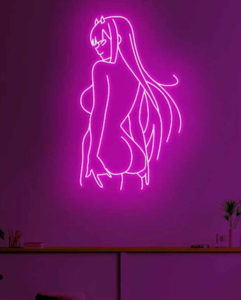 Led Aesthetic Girl Neon Sign