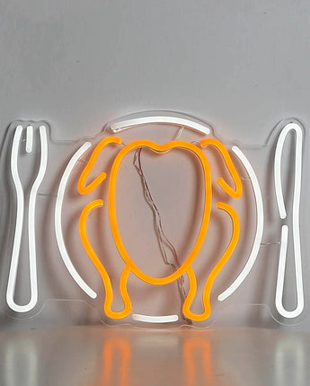 Roast Chicken Neon Sign