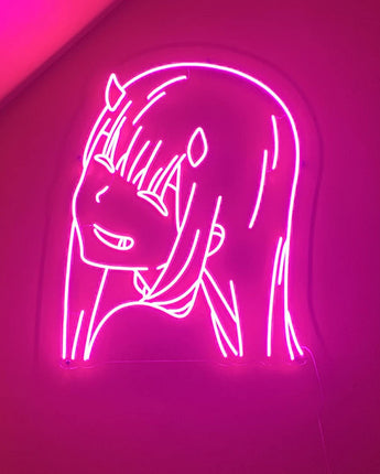 Zero Girl Neon Sign