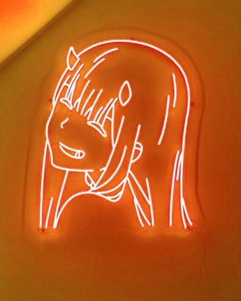 Zero Girl Neon Sign