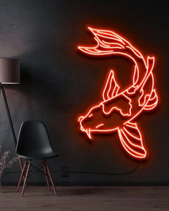 Koi Fish Neon Sign