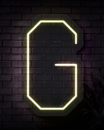 Personalized Letter G Neon Sign