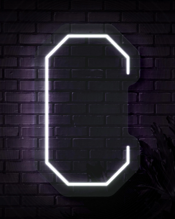 Personalized Letter C Neon Sign